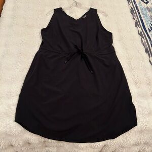 Eddie Bauer Black Sleeveless V-Neck Jumpsuit